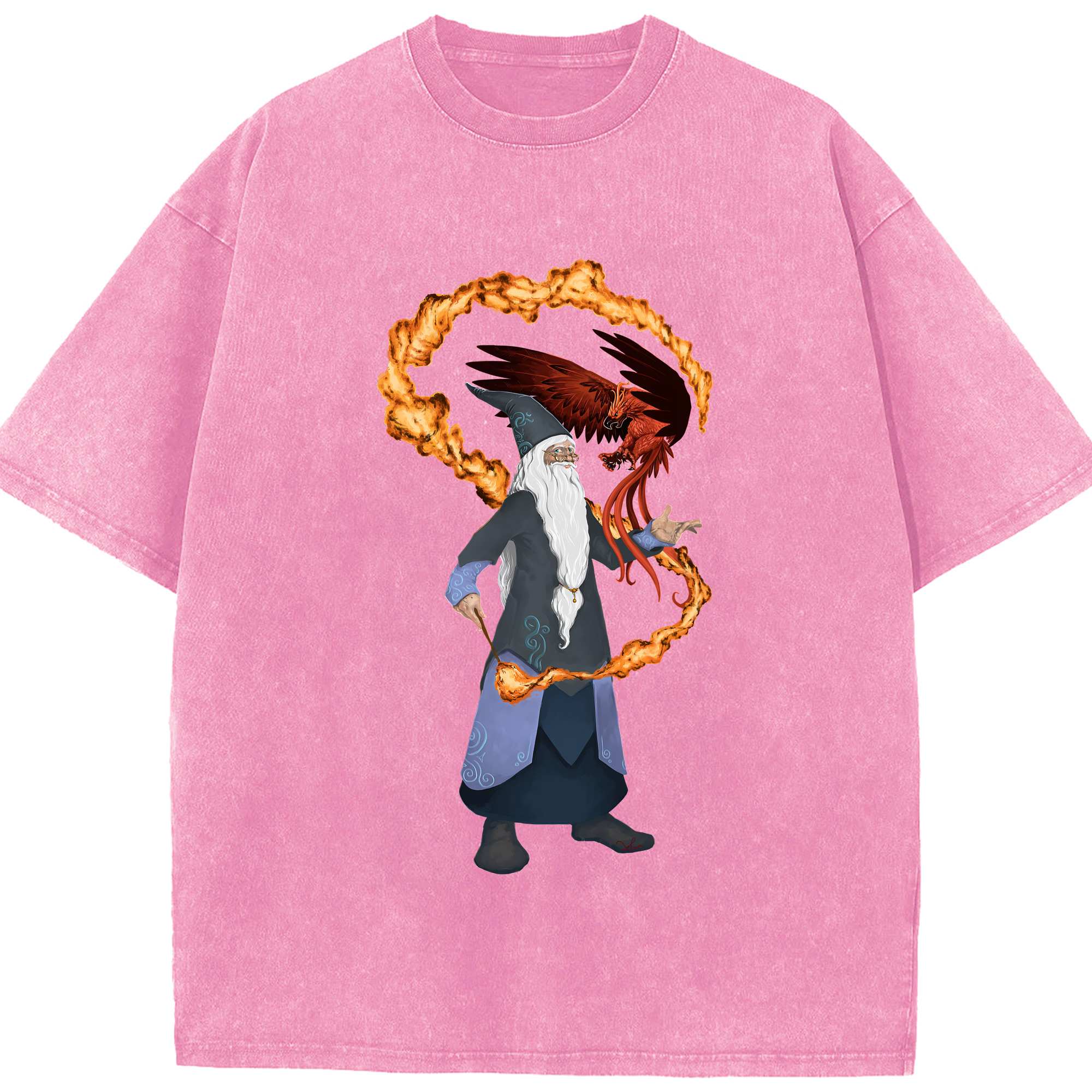 （画像用） Harry Potter ハリー・ポッターシリーズ 綿100% ヴィンテージ風 半袖Tシャツ（フロントプリント）